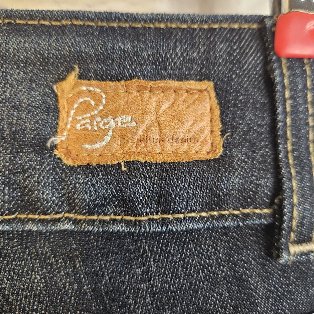 Paige Premium Denim Hidden Hills Dark Wash Capri Jeans Women's Size 26 - Picture 6 of 8